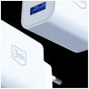 3MK Ładowarka sieciowa 10W 2xUSB-A 2,4A FlowPower biała